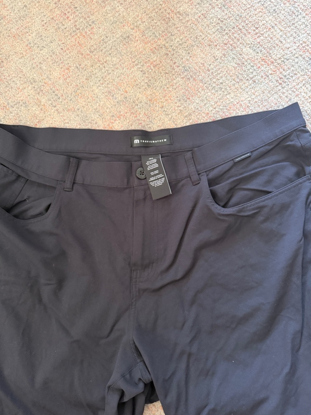 TravisMathew Men's Black Pants
